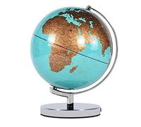 Globe de Bureau 25cm LED World Globe Map Carte géographique Lampe de bureau décoration Pour le Bureau du Salon(vert)