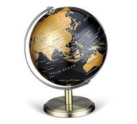 Globe de Bureau Décoratif Vintage en Métal, Rotatif Éducatif