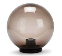 Globe de jardin, lampadaire d'extérieur 250 mm, douille E27, compatible LED, étanche IP44, sphère pour jardin, parcs, copropriétés, terrasses. Ambré