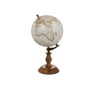 Globe Déco sur Pied "Bois" 38cm Naturel