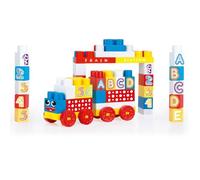 Globe Dolu Train Ensemble De Construction 50 Blocs