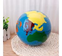 Globe Du Monde, Matériel De Géographie Montessori, Pièce D'apprentissage Précoce, Jouet Pour Enfants,