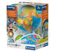 Globe éducatif - CLEMENTONI - Sapientino Exploramondo - Réalité augmentée - 500 quiz - À partir de 7 ans