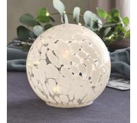 Globe en Verre Confetti Lumineux à LED Blanc Chaud - Grand