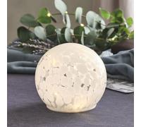 Globe en Verre Confetti Lumineux à LED Blanc Chaud - Moyen