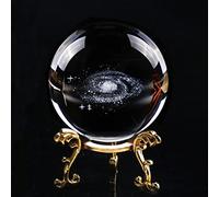 Globe en verre gravé de 80 mm avec système solaire - Modèle planétaire 3D pour décoration d'intérieur, artisanat unique en forme de sphère violette, cadeau cosmique pour les amateurs d'astronomie