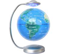 globe flottant de 8 pouces Globe éducatif éclairé avec lumières LED magnétiques Levitation Floating Globe Carte du monde