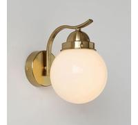 Globe Glass Wall Sconce Moderne Mur Mur Lightture Light Wall Mur Wall Picherons câblés Éclairage Mural E27 Vanity Lights with Glass Ball Shade for Kitchen Living Room Bedroom Learned extensively