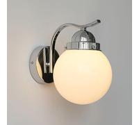 Globe Glass Wall Sconce Moderne Mur Mur Lightture Light Wall Mur Wall Picherons câblés Éclairage Mural E27 Vanity Lights with Glass Ball Shade for Kitchen Living Room Bedroom Learned extensively