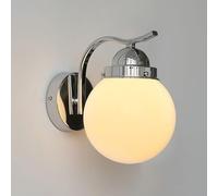 Globe Glass Wall Sconce Moderne Mur Mur Lightture Light Wall Mur Wall Picherons câblés Éclairage Mural E27 Vanity Lights with Glass Ball Shade for Kitchen Living Room Bedroom Learned extensively
