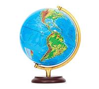 Globe, Globe rétro élégant illumine la lumière Led avec support, bleu