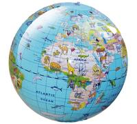 Globe gonflable de 30 cm (en anglais) - Animals (3 ans et +) | Calytoys