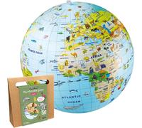 Globe gonflable de 50 cm (en anglais) - Animals | Calytoys