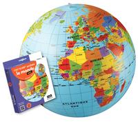 Globe gonflable de 50 cm - Monde politique (5 ans et +) | Calytoys