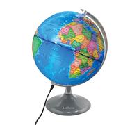 Lexibook, Globe Jour et Nuit Lumineux STEM, 2-en-1 Globe Le Jour Carte des contellations la Nuit, Bleu/Noir, NLJ185FR