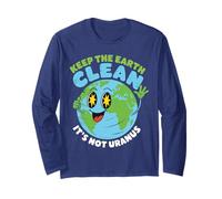 Globe Keep The Earth Clean It's Not Uranus Fun Citation Planet Manche Longue