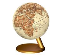 Globe lumineux de 15 cm - Monde, style antique | Stellanova