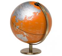 Globe lumineux - Globe lumineux orange 25cm
