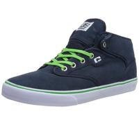 Globe Motley Mid, Chaussures de skate hommes, Bleu (Navy/Moto Green 13153), 46