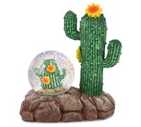 Globe neige CoTa Global Cactus - Figurine de globe d'eau arc-en-ciel magique avec