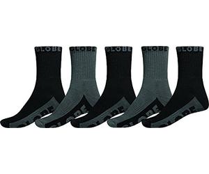 Globe, New Tradie Crew 5pk, Black/Grey, Noir, taille unique