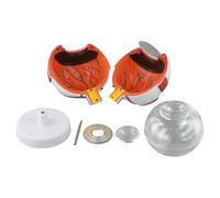 - Globe oculaire humain avec structures oculaires 6x en PVC pour modèle oculaire grossissant pour éducation scientifique pour entraînement amovible, outil d'apprentissage anatomique, ophtalmologie