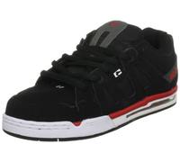 Globe Option, Chaussures de skate homme - Noir (Black/Charcoal/Red), 47 EU (13)