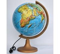 Globe physique 320 illuminé en 3D