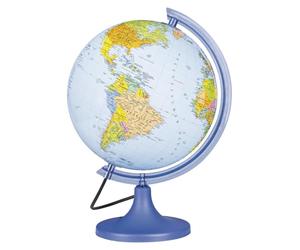 Globe politique du Danube/Diamètre 25 cm/Carte en allemand/lumineux/Application interactive multi-globes/Outil pédagogique/Décoration de bureau/Leçons de géographie pour enfants