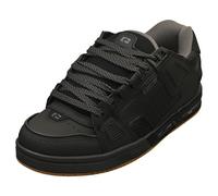 Globe Sabre pour Hommes - Baskets de Skate en Cuir Noir et Gris Foncé - 46 EU