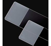 Globe Scientific General Purpose Microscope Slides, 1294-72, Frosted 1 End 1 Side, Ground Edges, Safety Corners, 25 x 75mm, Pre-Cleaned, 72/Box