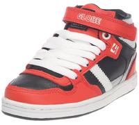 Globe Superfly-Kids, Chaussures de skate garçon - Multicolore (Black/Fiery Red), 34 EU (2)