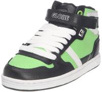 Globe Superfly-Kids, Chaussures de skate garçon - Multicolore (Black/Green), 35 EU (3)