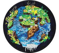 Globe terres Patch - Outdoor Écusson brodé à coudre - (Weltkugel - Patch)