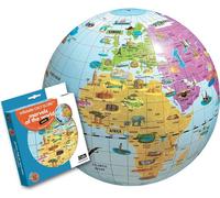 Globe terrestre 42 cm - Merveilles du monde, ballon