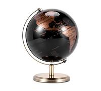 Globe Terrestre Carte Globe pour la Table Ornements de Bureau Accessoires de DéCoration de Bureau de Bureau (Or)