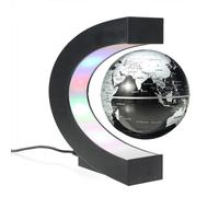 Créatif Globe Terrestre Lumineux Flottant Magnétique Lévitation Globe Lamp avec Lumières LED Sphère pour Démonstration Noir