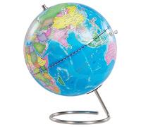 Globe Terrestre Déco Bleu à Magnets pour Salon Chambre ou Bureau s'Adapte à Tout Type de Style d'Intérieur Moderne et Traditionnel Beliani