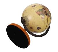 Globe terrestre décoratif rétro avec Support - Élégant Globe terrestre décoratif pour Bureau, idéal pour étudier, Vivre, Apprendre la géographie et décorer la Maison