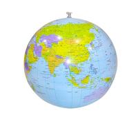 Globe Terrestre Enfant,Globe Gonflable Monde Ballons Globe de Terre Géographique éducatif Globe Gonflable Interactif Mappemonde pour L'école Jeux et Jeux éDucatifs