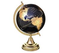 Globe terrestre H.33cm noir or - Feeric lights & christmas