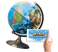 Globe Terrestre Interactif - BIG MINDS - Lumineux - Application Éducative - 20 cm - Pour Enfants 8 ans+