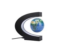 Globe Terrestre LED Levitation Magnétique 3 Lumineux Flottant Bleu