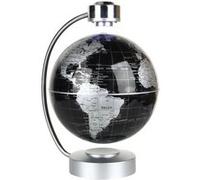 Globe terrestre GENERIQUE Globe Terrestre LED Levitation Magnétique 8 20cm Lumineux Flottant Noir