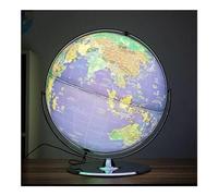 Globe terrestre lumineux à LED avec support pour bureau et chambre d'enfant