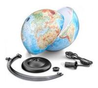 Wonday Globe terrestre Globenkit 30 cm lumineux Bleu cartographie physique et politique