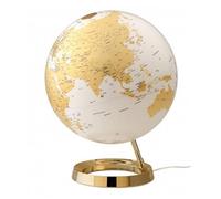 ATMOSPHERE lampe de bureau mappemonde LIGHT & COLOUR BRIGHT (Gold - PMMA)