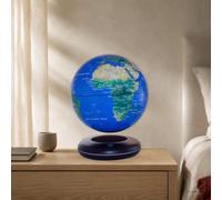 Globe terrestre lumineux en lévitation