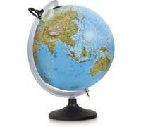 Globe terrestre lumineux en relief Ø 30 cm - Urano Relief - Atmosphère Bleu G