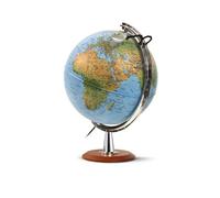 Globe terrestre lumineux - JPC - 40 cm - Bleue - Physique / Politique - Loupe